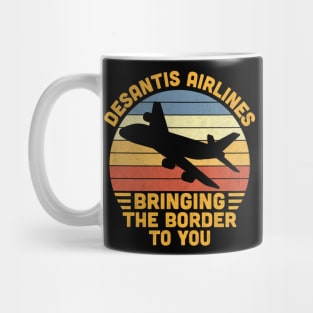 DeSantis Airlines Funny Retro Vintage Mug